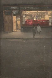 Ein kleiner Laden in Chelsea, ca. 1884-87